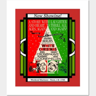 White Christmas Posters and Art